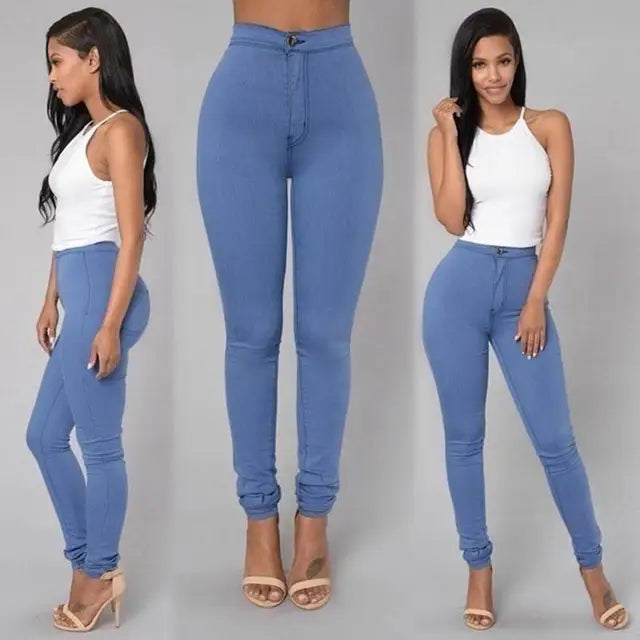 HIGH WAIST SKINNY JEANS