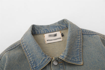 LOOSE SHABBY DENIM JACKET