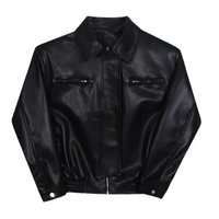 HIGH-END PU LEATHER JACKET