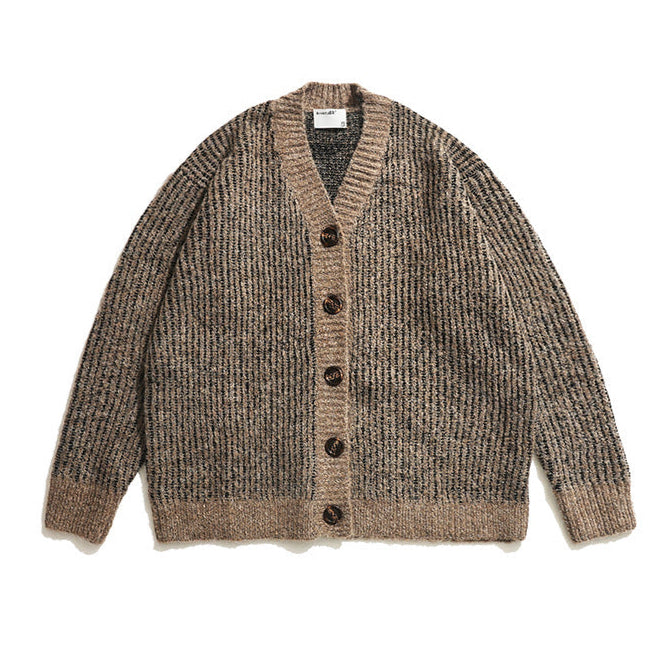 KNITTED CARDIGAN SWEATER