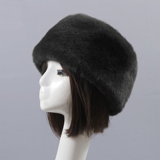 FURRY FUR BRIM HAT