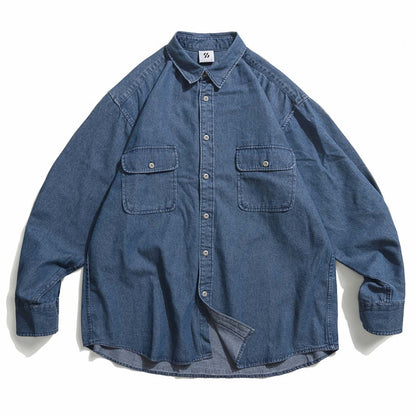 LOOSE DENIM SHIRT