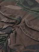 CAMOUFLAGE HIGH WAIST PANTS