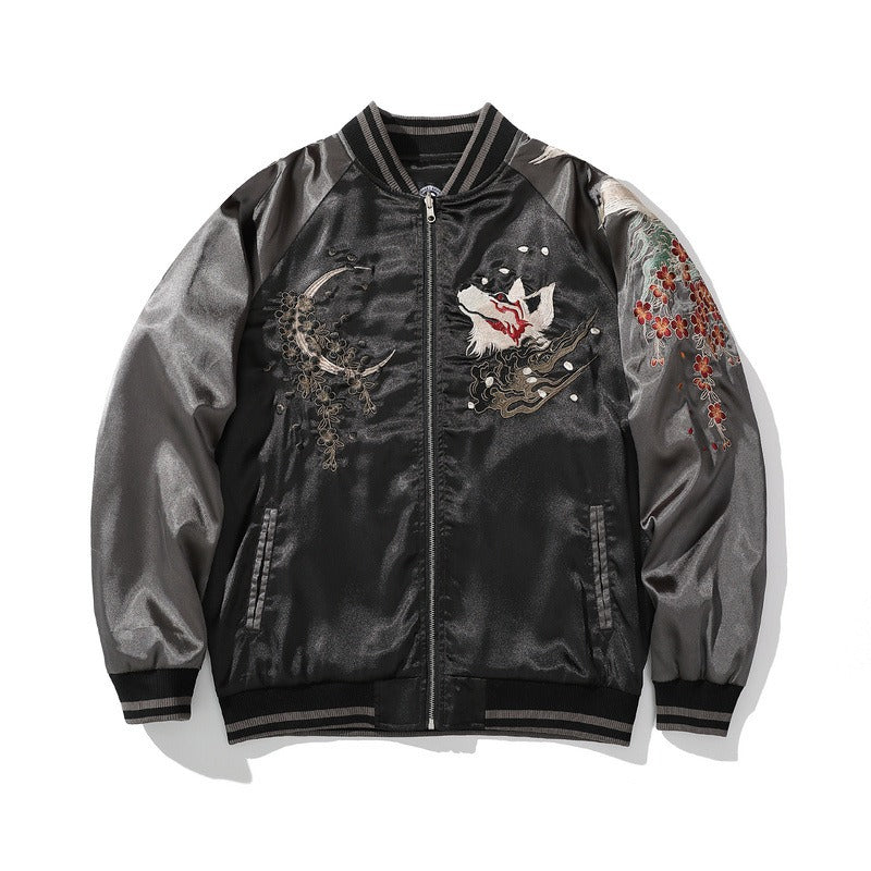 NINE-TAILED FOX BASEBALL JACKET