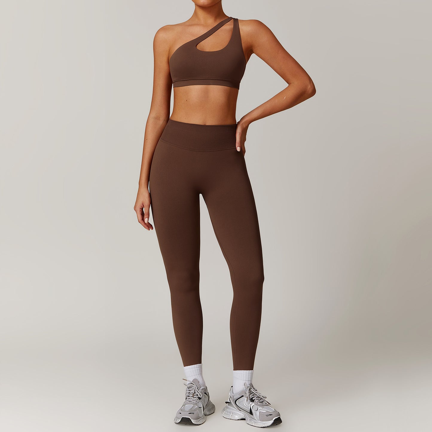 SHOULDER BRA AND PANTS SET