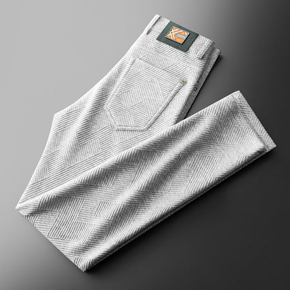 JACQUARD CASUAL PANTS