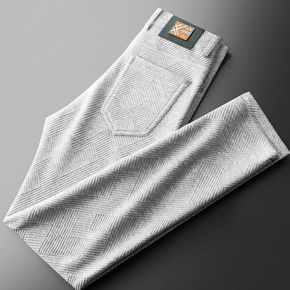 JACQUARD CASUAL PANTS