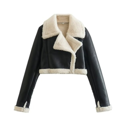 WOMEN FLEECE FUR JACKET