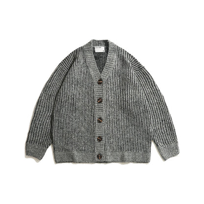 KNITTED CARDIGAN SWEATER